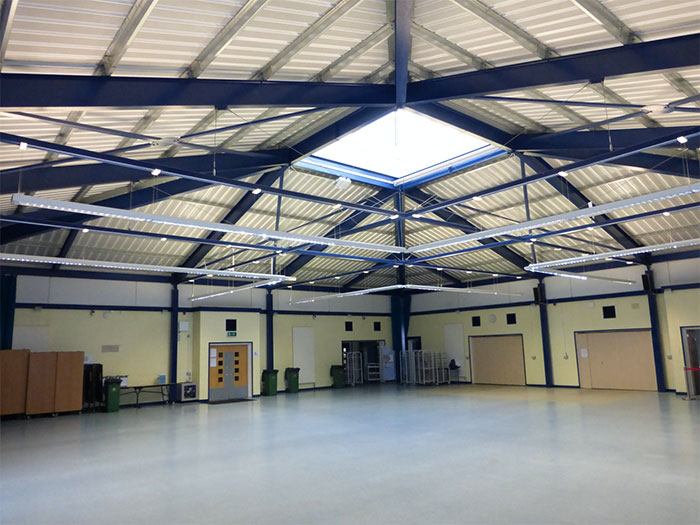 Science classroom picture before refurbishment